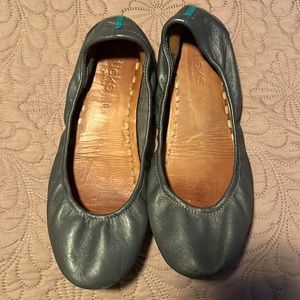 Tieks Metallic Pewter Size 9